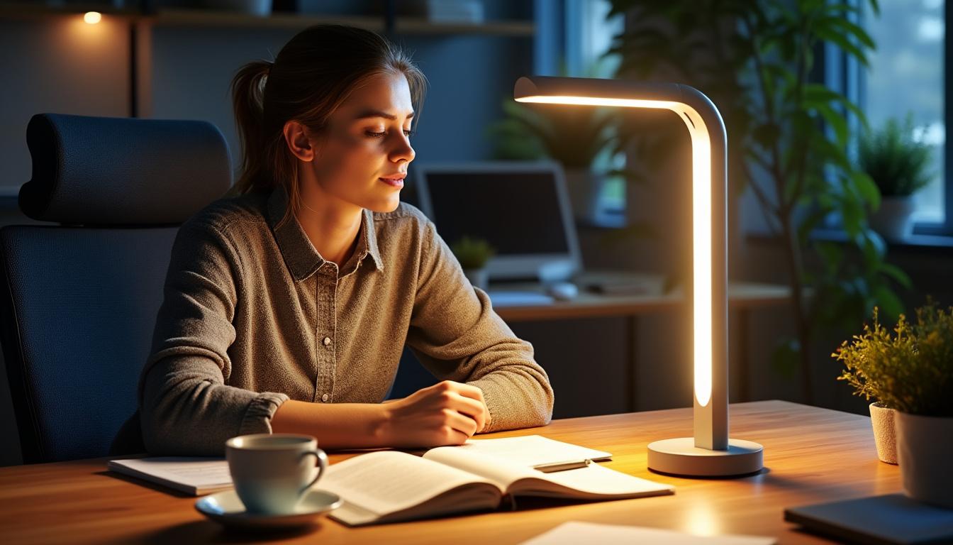 découvrez comment la lampe de luminothérapie 10 000 lux peut transformer votre environnement de travail. améliorez votre productivité et votre bien-être grâce à cette solution naturelle qui combat la fatigue et stimule votre énergie au quotidien.