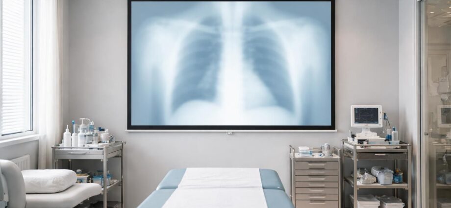 découvrez l'écran de projection médical idéal pour un usage propre et sécurisé dans une salle de soins, garantissant hygiène et qualité d'affichage pour un environnement médical optimal.