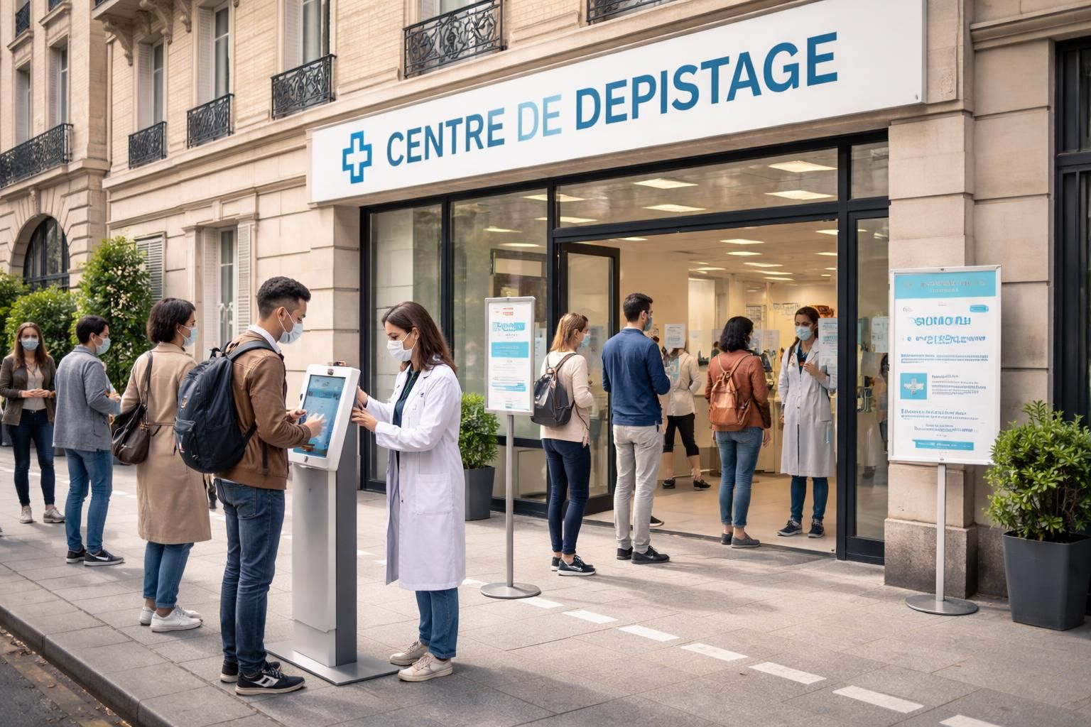 prenez rendez-vous facilement dans notre centre de dépistage à paris pour des tests rapides et fiables. santé et sécurité assurées.