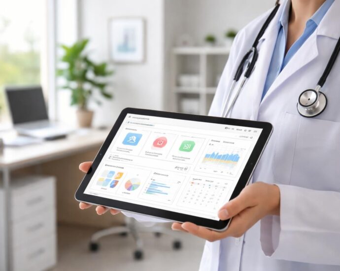 optimisez la gestion des parcours patients dans votre maison de santé grâce à une tablette tactile microsoft, alliant efficacité et simplicité.