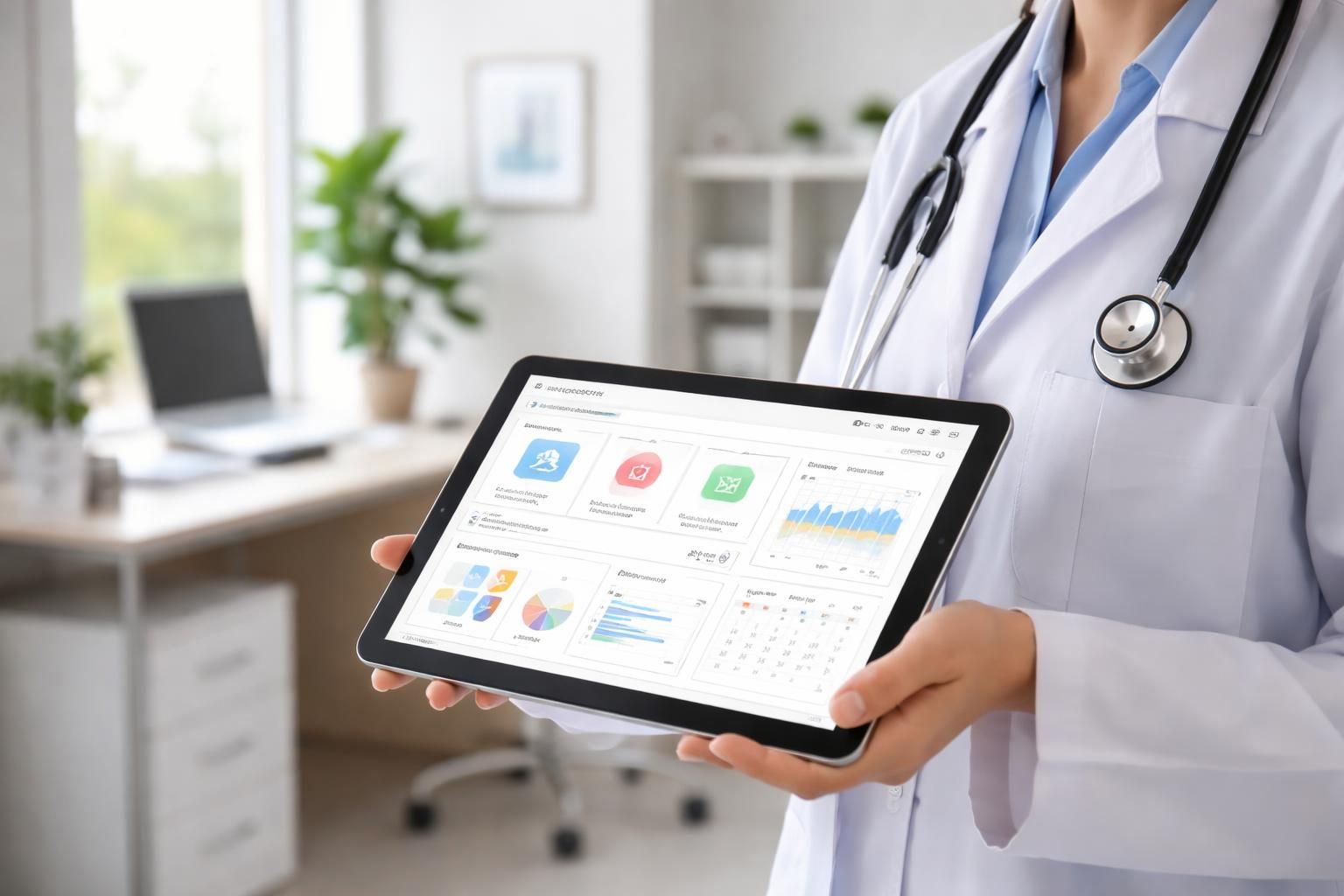 optimisez la gestion des parcours patients dans votre maison de santé grâce à une tablette tactile microsoft, alliant efficacité et simplicité.