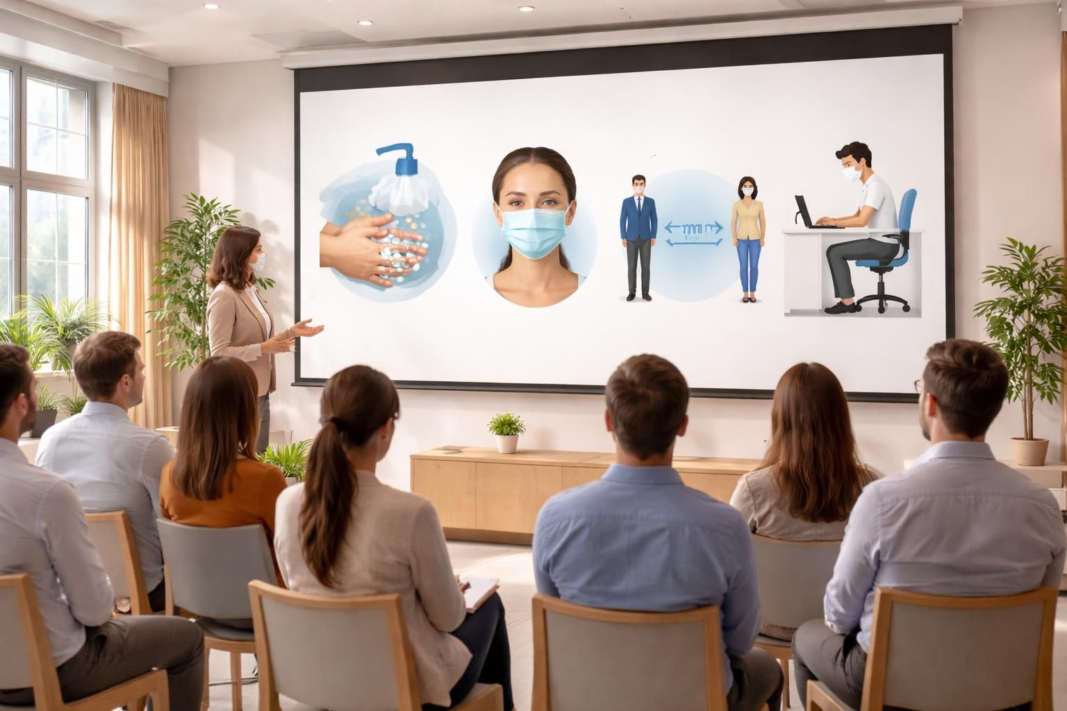découvrez comment afficher les bons gestes de prévention santé sur écran de projection pour sensibiliser efficacement et promouvoir les comportements responsables.