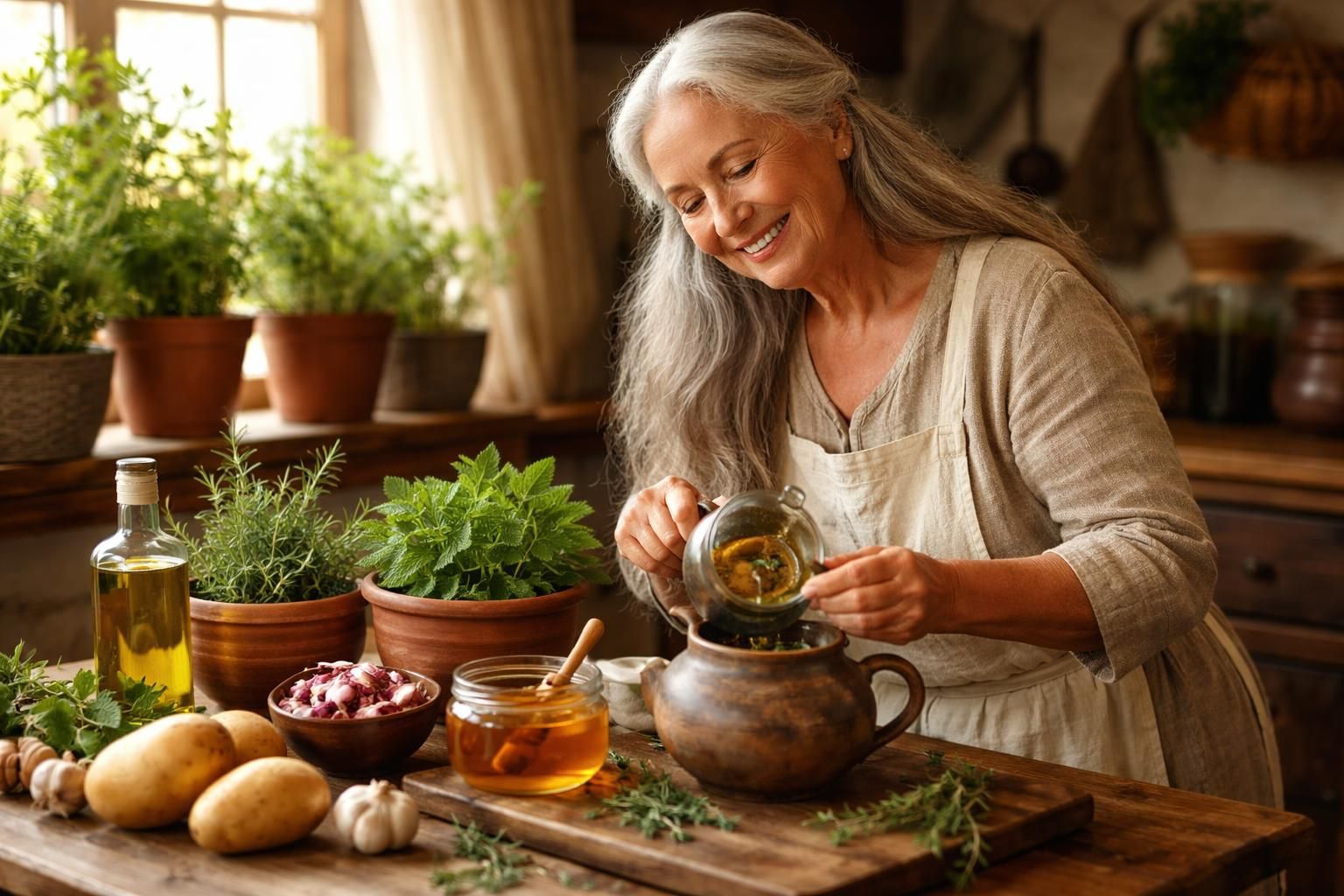 découvrez nos recettes de grand-mère naturelles et efficaces pour favoriser la pousse des cheveux et retrouver une chevelure saine et abondante.