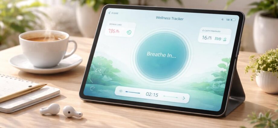 découvrez notre solution de suivi bien-être avec exercices de respiration anti-stress spécialement conçus pour tablette tactile, pour retrouver sérénité et détente au quotidien.