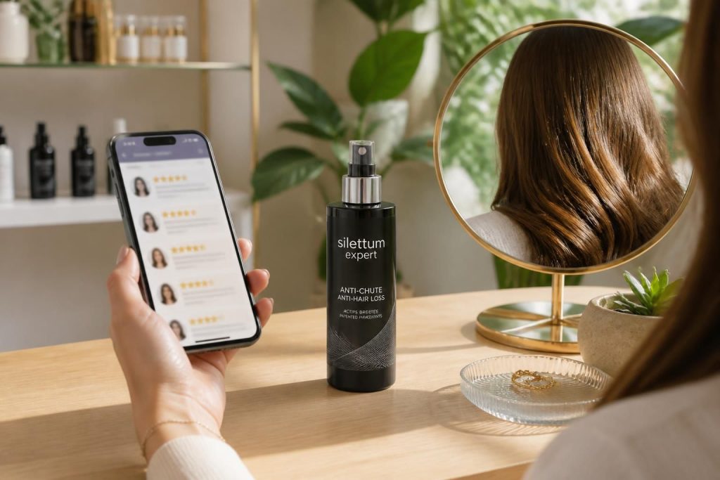 consultez les avis détaillés sur l'anti-chute silettum expert pour faire un choix éclairé et efficace contre la perte de cheveux.