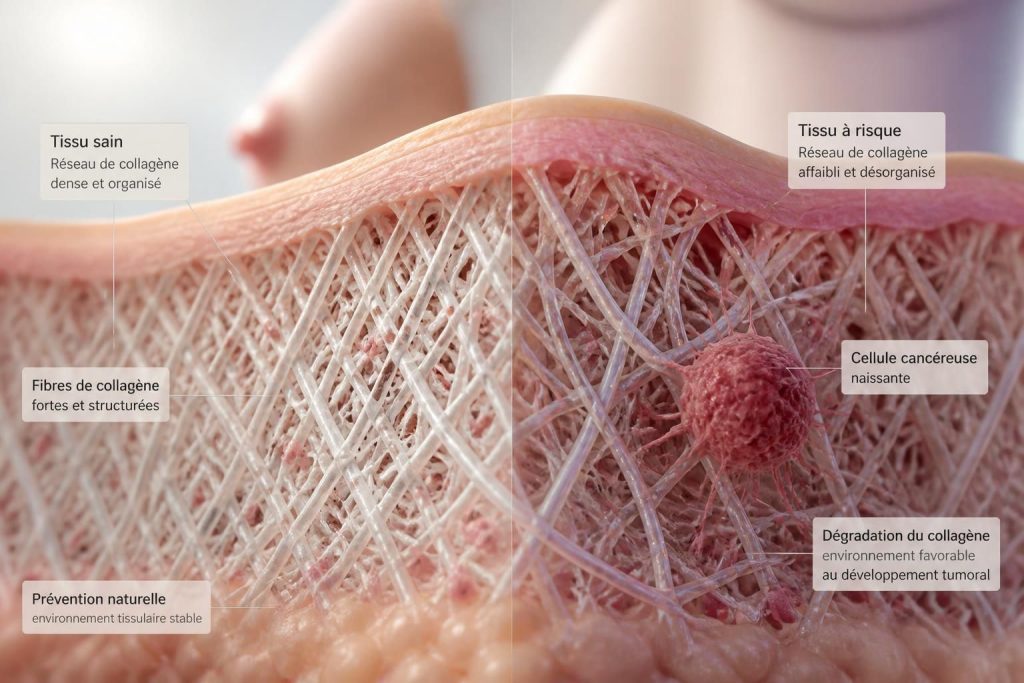 découvrez le rôle du collagène dans la prévention du cancer du sein, en démêlant mythes et réalités pour mieux comprendre son impact sur la santé.