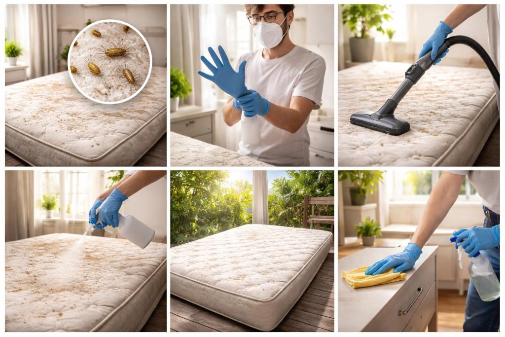 découvrez les étapes essentielles pour récupérer efficacement un matelas infesté par des larves d'anthrène et retrouver un environnement sain et propre.